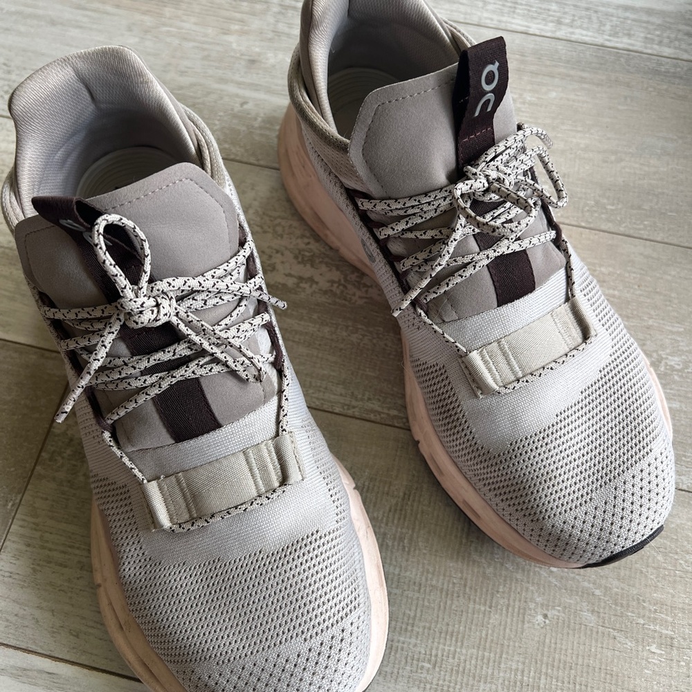 Oncloud Cloudnova Cloudtec Sneakers / Tan + Beige… - image 6